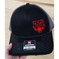 Embroidered Grizzly Bear Mascot hat | Unisex School Spirit Team Apparel | Custom Sports Game Day Outfit | Gift for Fans