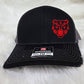 Embroidered Grizzly Bear Mascot hat | Unisex School Spirit Team Apparel | Custom Sports Game Day Outfit | Gift for Fans