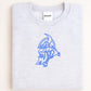 Embroidered Vintage Viking Mascot Crewneck Sweatshirt | Unisex School Spirit Team Apparel | Custom Sports Game Day Outfit | Gift for Fans