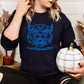 Embroidered Vintage Wildcat Mascot Crewneck Sweatshirt | Unisex School Spirit Team Apparel | Custom Sports Game Day Outfit | Gift for Fans