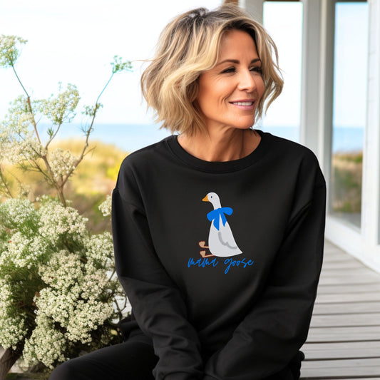 MAMA Goose Embroidered shirt