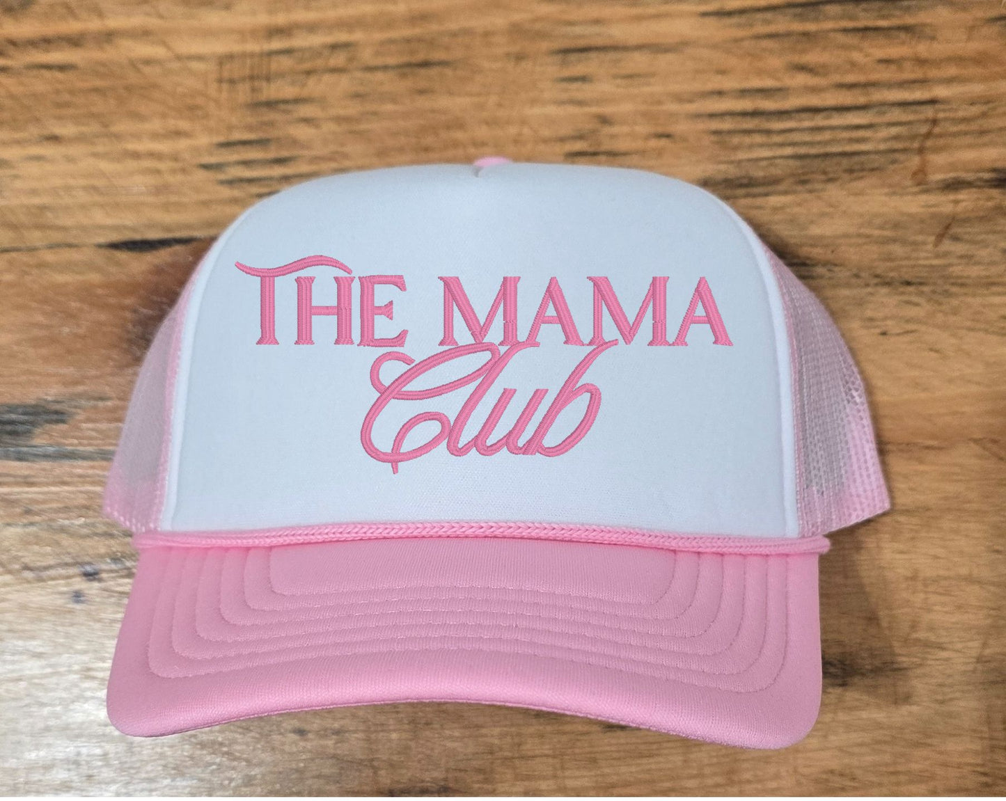 Embroidered The Mama Club Hat - Stylish Mom Accessory