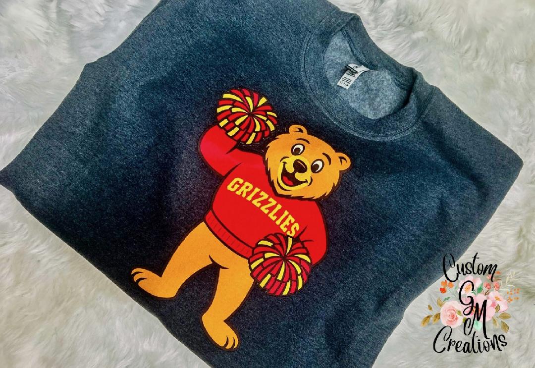 Vintage Grizzly cheer bear