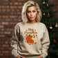 Hey Pumpkin Embroidered Fall Sweatshirt | Cozy Autumn Pumpkin Crewneck | Cute Thanksgiving Gildan Fleece | Fall Outfit Essential